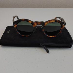 Celine Oval Sunglasses CL41370S E8885 Blonde Tortoise 41370